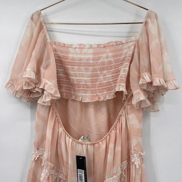 Sachin & Babi Melanie Pink Shibori Dress NWT - Picture 7 of 13